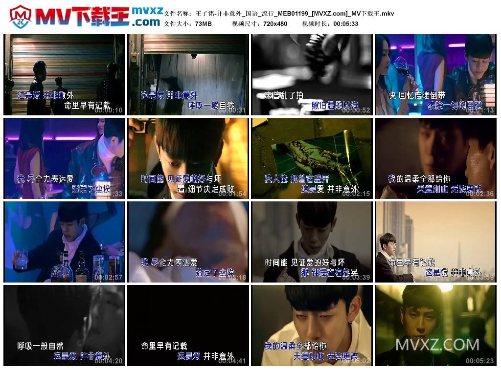 王子铭-并非意外_国语_流行_MEB01199